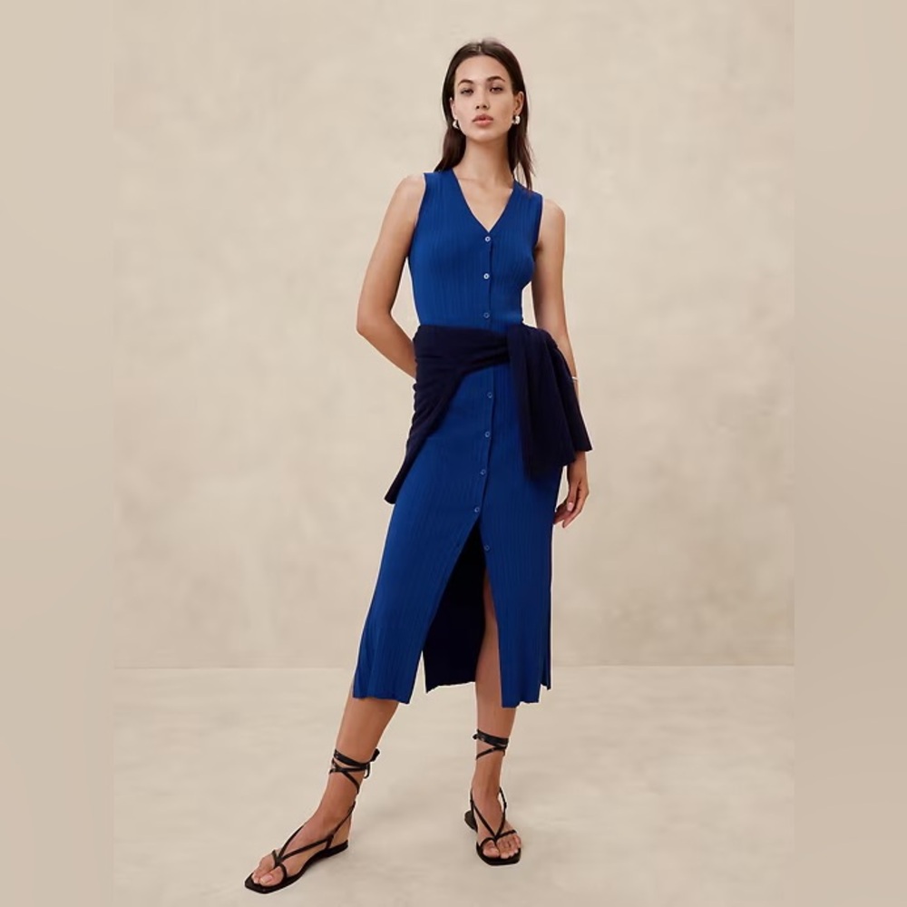 Banana Republic Blue Maxi Dress